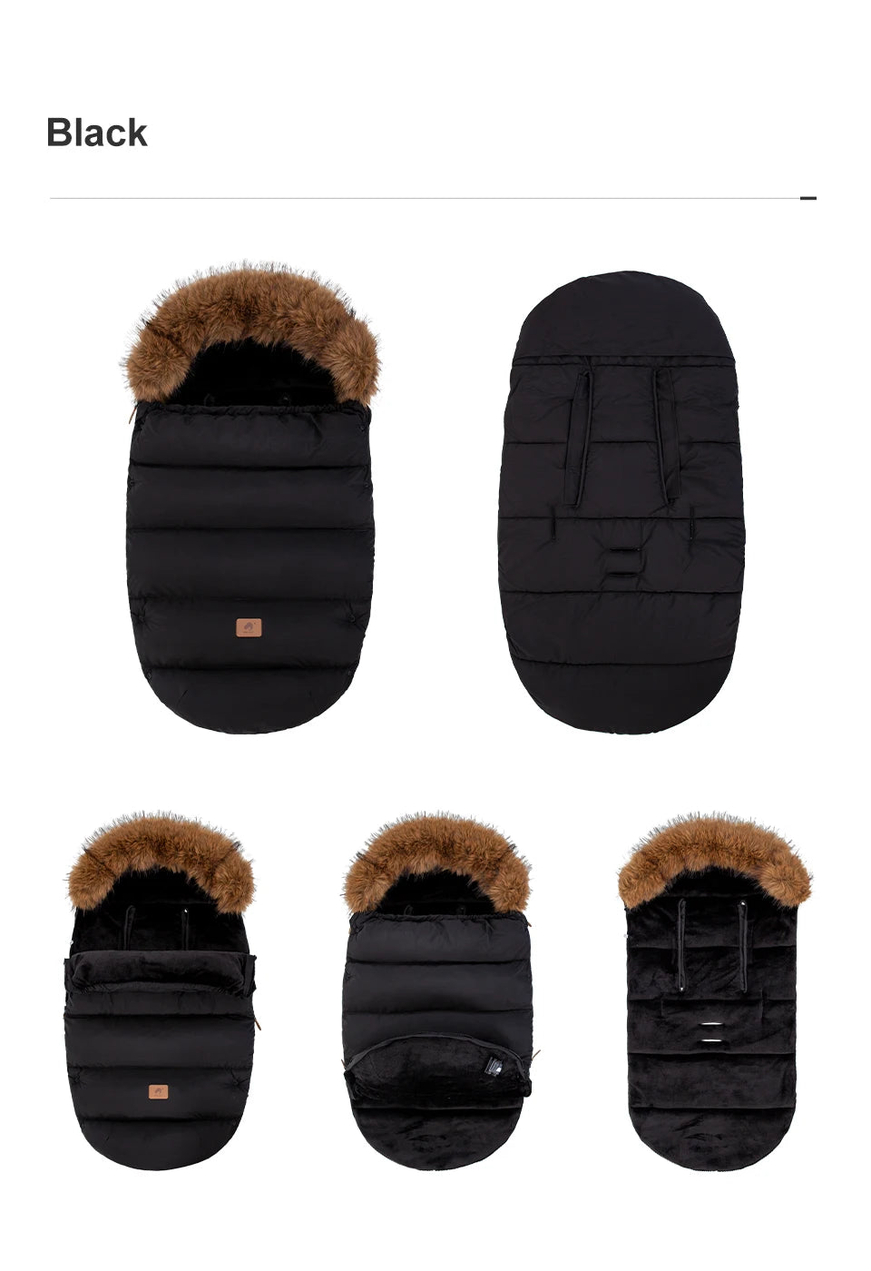 Winter Baby Stroller Footmuff 0-36 Months Windproof Warm Envelope For Universal Pram Outside Travel Baby Stroller Accessories