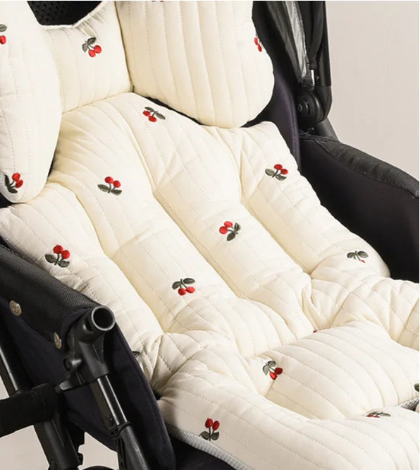 Autumn and winter warm baby stroller seat cushions thickened cotton child stroller baby seat cushions universal four seasons
