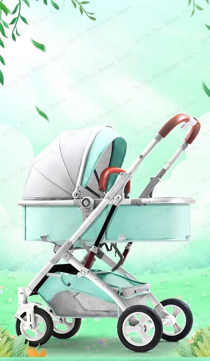 2025 New 3-in-1 Twin Baby Stroller with Car Seat