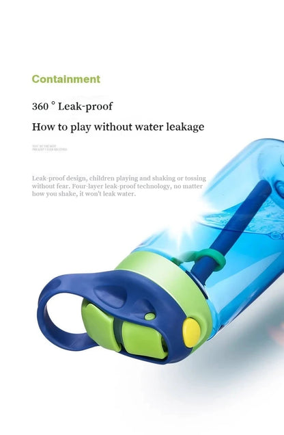 480ML Baby Feeding Cup Leakproof Water Bottle