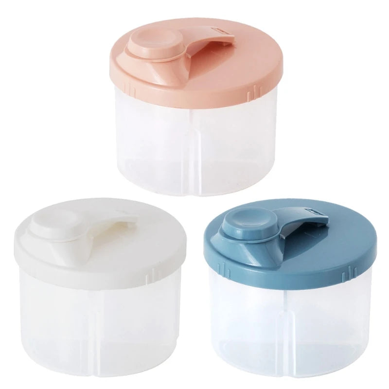 4 Compartments Baby Food Storage Box Newborn Milk Powder Newborn Baby Things Snacks CupsContainer Formula Dispenser Portable