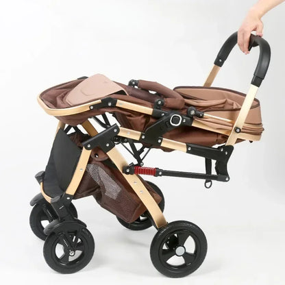 2025 New 3-in-1 Twin Baby Stroller with Car Seat Portable 