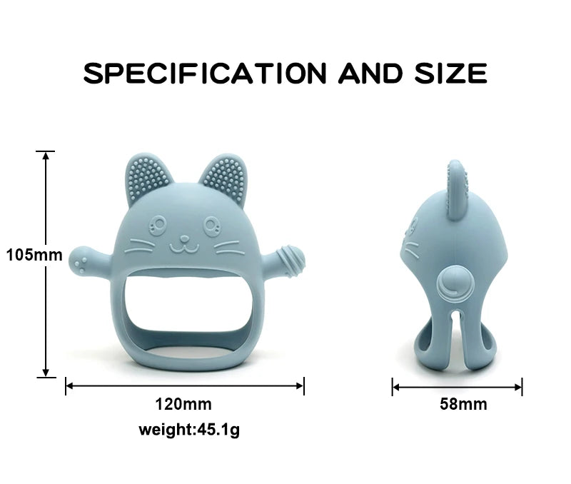 Never Drop Silicone Teething Toys for Babies