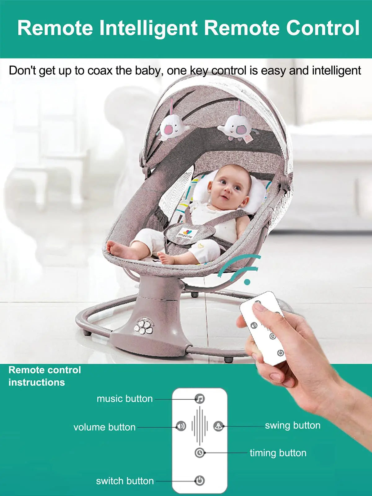 baby bed Luxury cradles baby swing electric Infant crib baby bed newborn baby swing electric electric rocking chair for baby