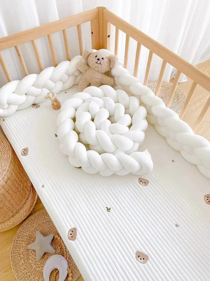 2M 3M Baby Bumper Crib Protector Mobile Baby Bed Cushion Set Bule Colour for Infant Room Decor 2023 Free Shiping Baby Cot Bumper