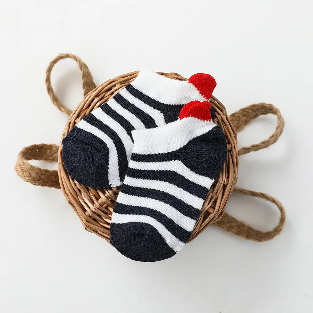 5Pairslot 0-12Y Cute Lovely Short Baby Socks