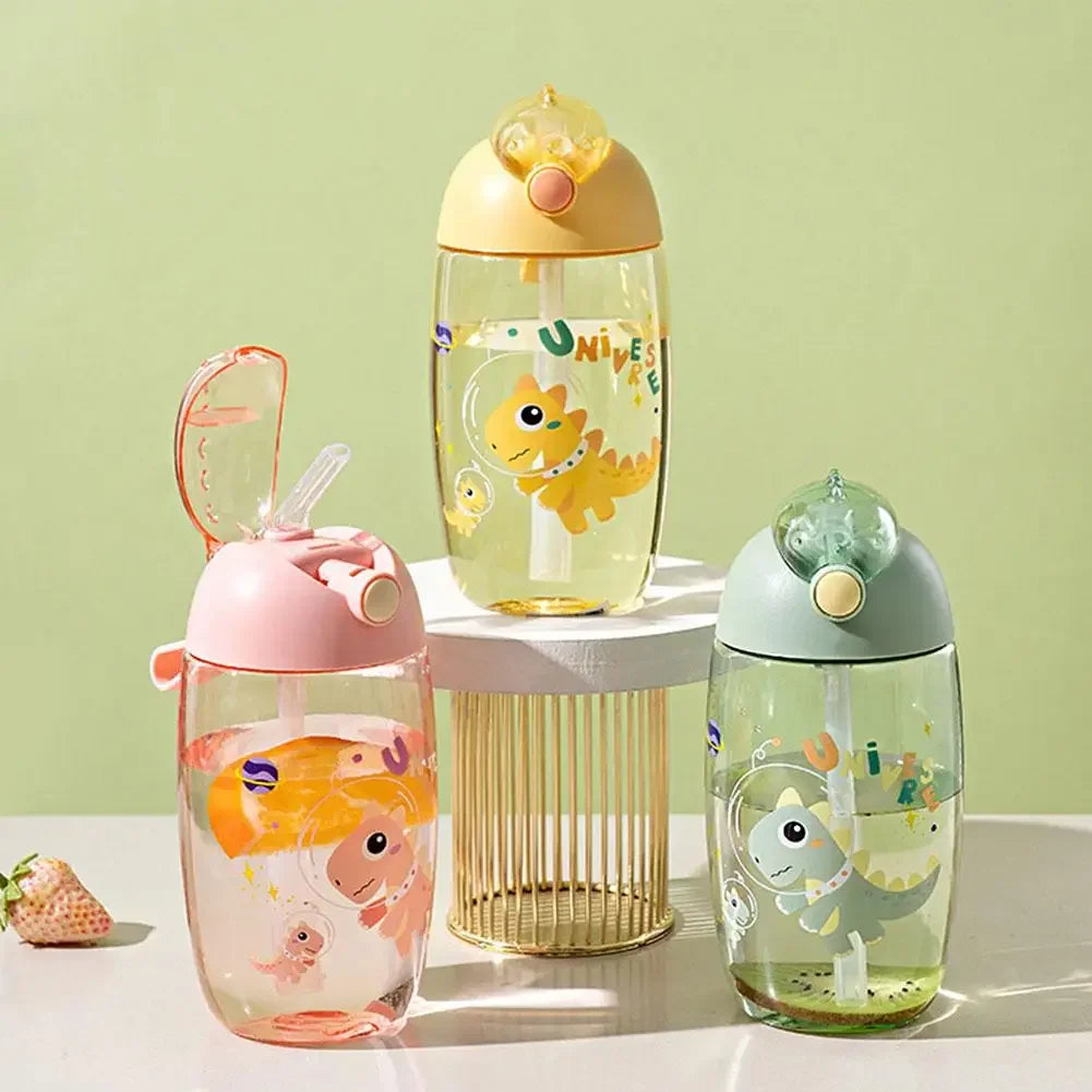 JIRO 600ML Childrens Water Bottle for School